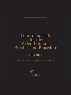 cover image of Court of Appeals for the Federal Circuit: Practice and Procedure